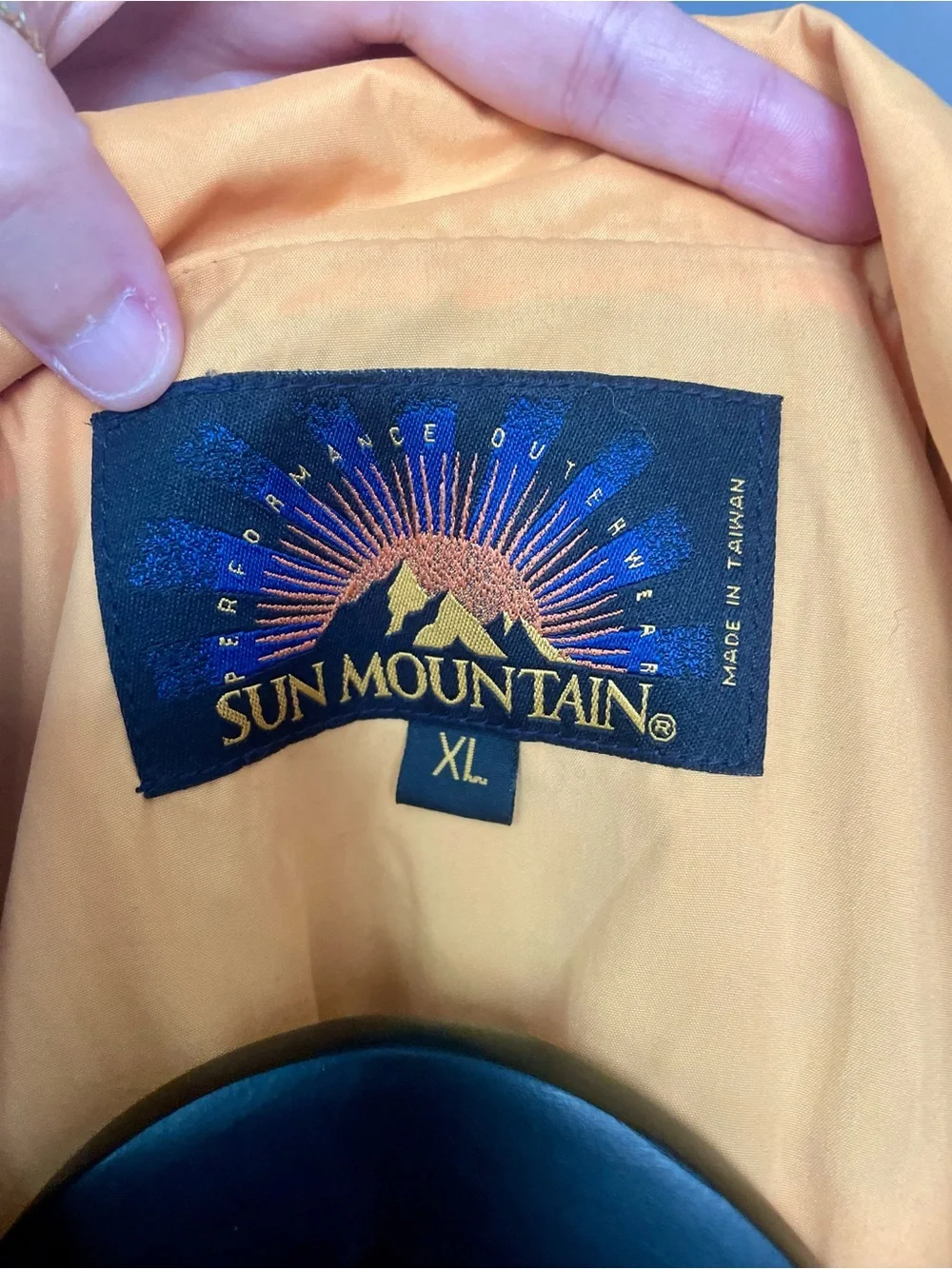 Sun Mountain Navy & Yellow Golf Vest, Men’s XL